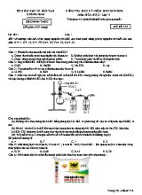Đề kiểm tra học kỳ I môn Hóa học Lớp 11 - Mã đề 315 - Năm học 2019-2020 - Sở giáo dục và đào tạo Quảng Nam